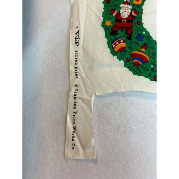 VIP Cranston Prints DECK THE HALLS Christmas Appliques Panel PARTIAL - Picture 5 of 8